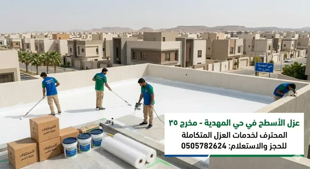 شركة عزل خزانات حي المهدية