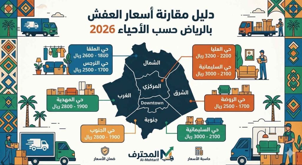 أسعار نقل عفش بالرياض